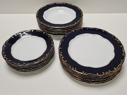 Zsolnay Pompadour III 18 darabos tányér készlet