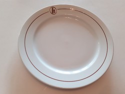 Régi Alföldi porcelán hotel jelzésű tányér 1 db