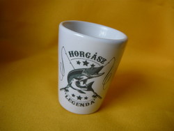 "HORGÁSZ LEGENDA"  FELES POHÁR