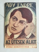 Ady Endre: Az ütések alatt 1948. Püski kiskönyvtár