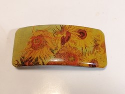 Vincent van gogh, sunflowers French hair clip (825)