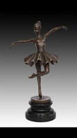 Ballerina bronz szobor