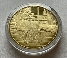 66T/18. From HUF 1! 925 silver (39 g) opera commemorative medal covered with 24K gold! Strauss: The Rose Knight