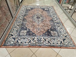Iráni tabriz mintájú 195x270 cm pamutselyem perzsa szőnyeg FF_29