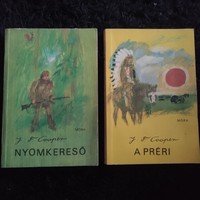 J.F. Cooper's 2 books in one - the prairie + trail finder