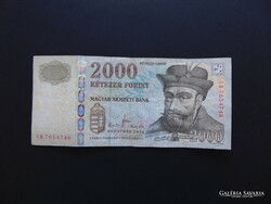 Bethlen Gábor 2000 forint 2010 CB