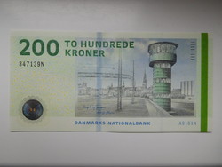 Dánia 200 króner 2009 UNC
