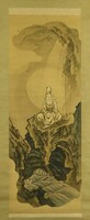 Kannon bodhiszatva - eladó japán festmény