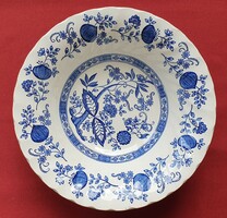 English blue onion myott meakin English porcelain blue plate serving bowl