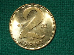 2 Forint 1988! It was not in circulation! It's bright!
