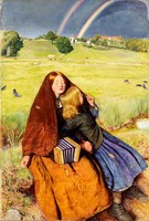 Millais - A vak lány - vászon reprint