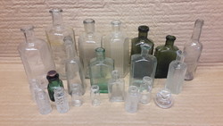 Antique, old bottles, medicine, drink 21 apothecary