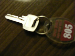 805-ös Relikvia Ezüstpart  Szallodai , Hotel kulcstartó SILVER BEACH kulcs
