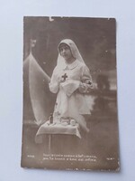 Régi képeslap 1914 fotó levelezőlap I.vh. katonai nővér vöröskereszt
