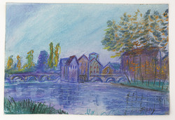Alfred Sisley Impresszionista Pasztell Tanulmány