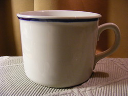 Zsolnay blue striped large mug 0.5 liter