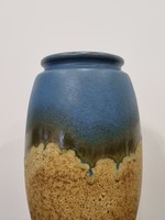 Jasba német fat lava kerámia váza 28 cm -'70s