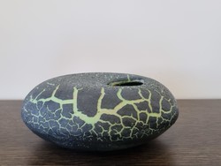Modernist Collector's Ceramic Pebble Vase (Likely Pesthidegkút)