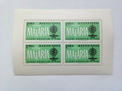 1962. The year of the fight against malaria (ii.)** - Small sheet