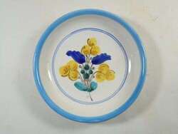 Old retro ceramic wall picture hanging painted fired clay plate - tamás m. Kaposvár