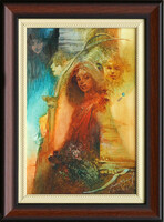 Mihály Buday: Sonata of spring - framed 40x30cm - artwork: 30x20cm - 18/406