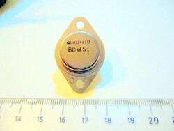BDW51 Silicon NPN Power Transistor 45V 15A 117W TO-3 vintage rare-1981-MPL csomagautomata is