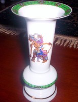 16 cm high English porcelain vase, special shape xx