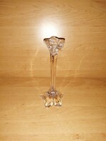 Retro üveg gyertyatartó 20 cm magas (14/d)