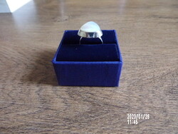 Gyöngyház ezüst gyűrű
