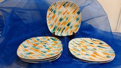 Német porcelán ,6 személyes süteményes  készlet