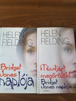 Helen Fielding-Bridget Jones naplója 1-2 kötet.