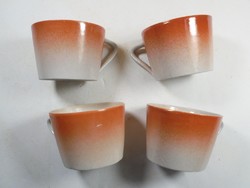 Porcelain cup tea coffee set of 3 drasche manufacturer from the 1960s