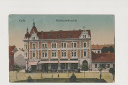 Győr, Kisfaludy-kávéház. 1913. Postán futott