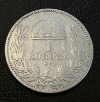 1893-as ezüst Ferenc József 1 koronás  - 433.