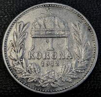 1912 silver József Ferenc 1 crown - 438.