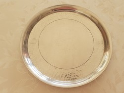 Retro aluminum round metal tray