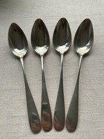 4 13-lat antique silver spoons
