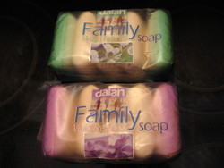2 x 5 darab-os csomag  Dalan Family török szappan gyöngyvirágos, ibolyás