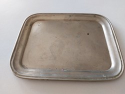 Old alpaca cafe tray