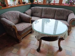 Seating set with table