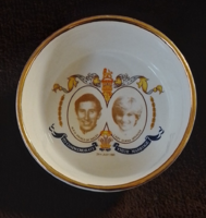 Diana és Henry emlék tányér
