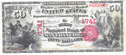 US $50 1865 replica