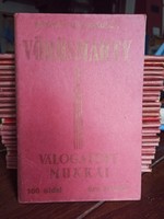 Vörösmarty's selected works (Hungarian classics) Frigyes brisits (selected) 96 pages