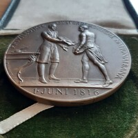 István Schwartz: 100 years old Austrian National Bank 1816-1916 medal, in original box