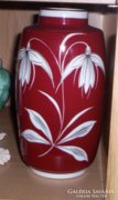 Rare beautiful antique 21 x 6 cm Bavarian vase xx