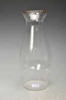 Petróleum lámpa üveg, cilinder, lámpabúra, átmérő 73,8 mm.