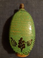 112 éves feliratos zöld pálinkás butykos