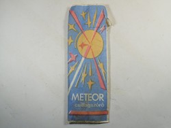 Retro meteor sparkler, paper bag from the 1980s