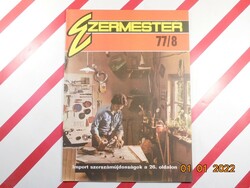 Old retro handyman hobby DIY magazine - 77/8- August 1977 - for a birthday