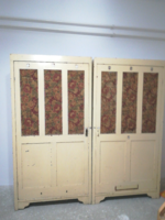Pair of art deco pine cabinets